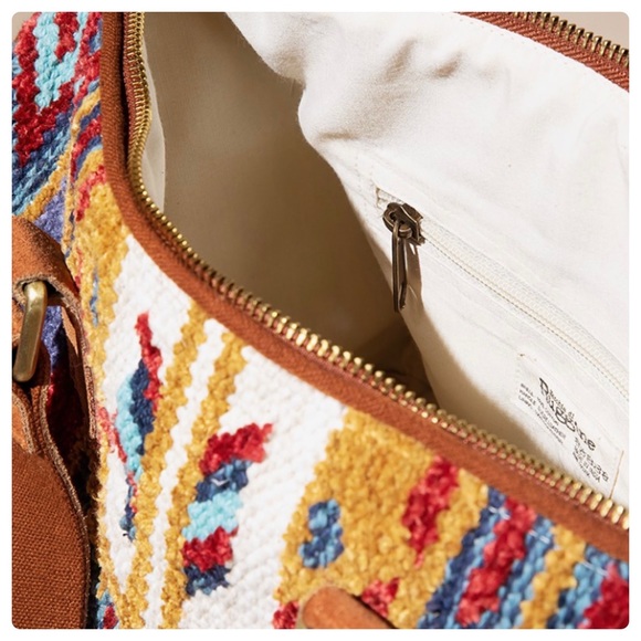 ❤️Beautiful woven ethnic motif Ruggine Winthrop Boston Bag Boston bag - Picture 6 of 10